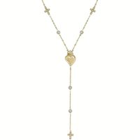 Collana Amen Donna Acciaio donna in Acciaio Zircone ACCL818390G